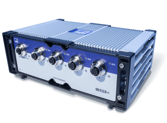 SomatXR MX471C-R: zeitsynchrone Messungen von Fahrzeug- und Sensordaten