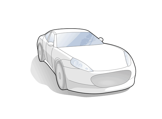 drawing of a car