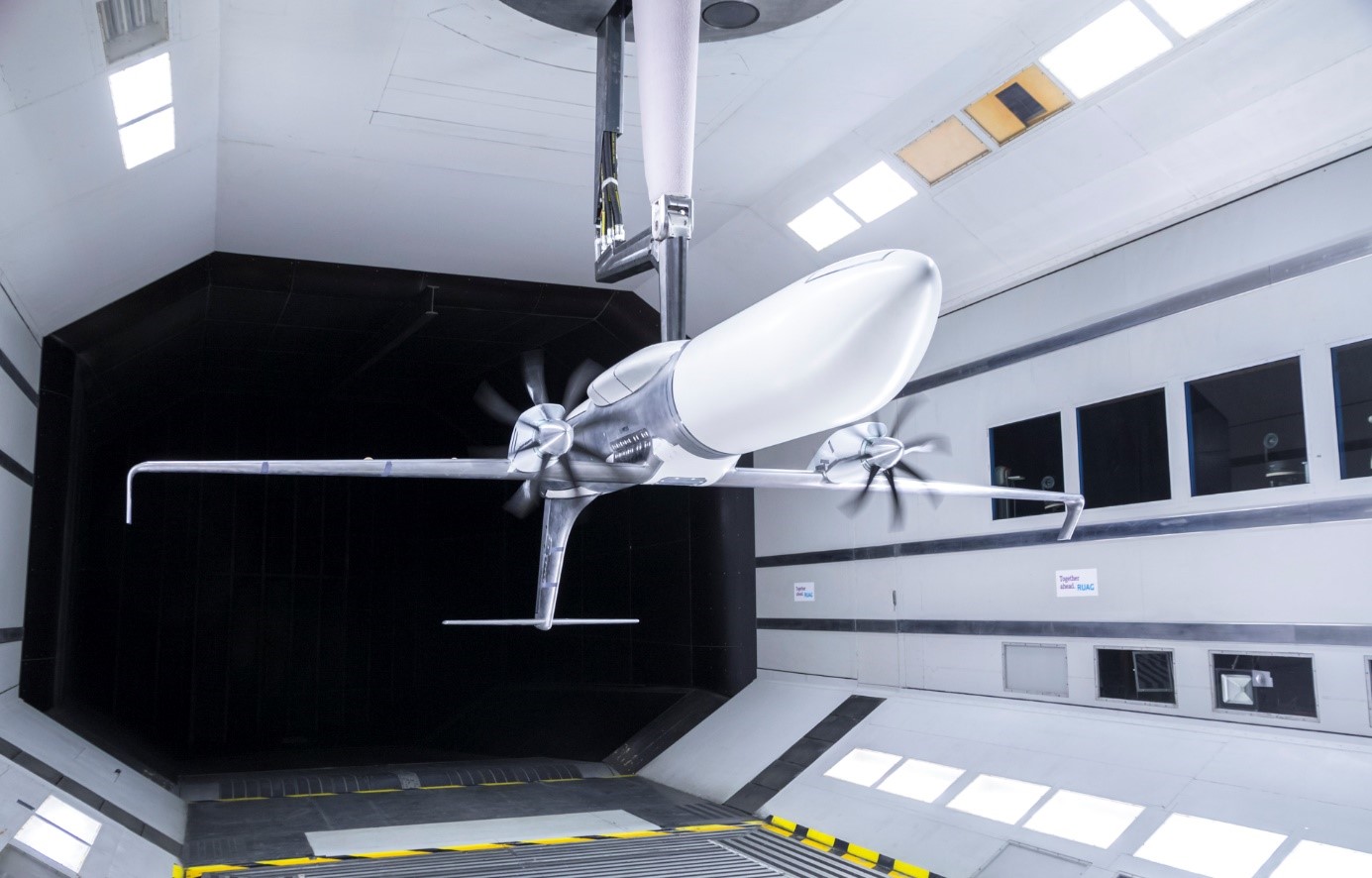 The LOSITA wind tunnel model at RUAG.