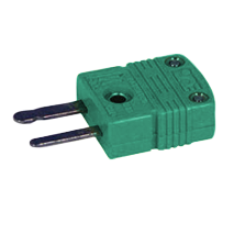 Conector para termopar Tipo-K (verde)