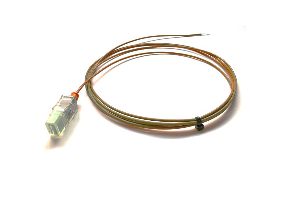Type-K insulated thermocouple for the QuantumX MX809B module.