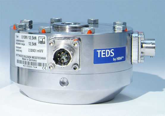 Célula de carga U10M da HBM com capacidade TEDS.